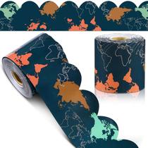 Bulletin Board Border Saypacck Mapa de viagem 21 m x 7,6 cm Bulletin Board Border Saypacck Mapa de viagem 21 m x 7,6 cm
