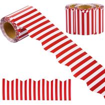 Bulletin Board Borders FOBSME 99 pés com listras vermelhas e brancas Bulletin Board Borders FOBSME 99 pés com listras vermelhas e brancas