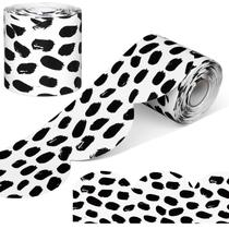 Bulletin Board Borders Zonon, 65 pés, preto e branco, bolinhas