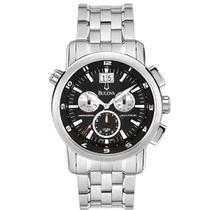 Bulova masculino analógico cronógrafo prata wb30499t