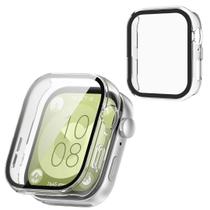 Bumper acrílico com vidro para Huawei Fit 3 - resistente