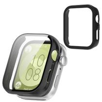 Bumper acrílico com vidro para Huawei Fit 3 - resistente