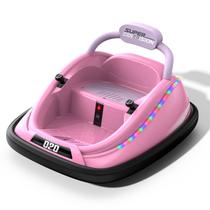 Bumper Car Powerwhale 12V Electric Kids com controle remoto e música vermelha