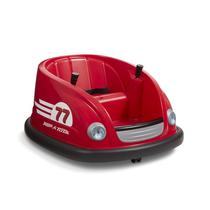 Bumper Car Radio Flyer de 6 V alimentado por bateria com controle remoto de mais de 1,5 anos