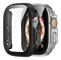 Bumper Case Compatível Com Apple Watch ULRA Preto Hprime