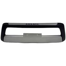 Bumper pp Preto Com Prata Aluminium Hilux Cabine Dupla 2016 Nk-t07111