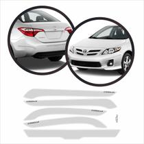 Bumper Protetor De Parachoque Corolla 2012 Resinado Transp.