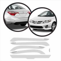 Bumper Protetor De Parachoque Corolla 2012 Resinado Transp.