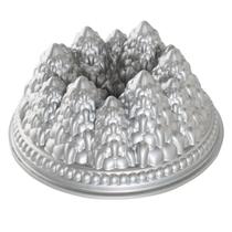 Bundt Pan Nordic Ware Pine Forest, 9 xícaras de prata cintilante Bundt Pan Nordic Ware Pine Forest, 9 xícaras de prata cintilante
