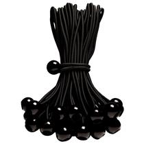 Bungee Cord Yelier Ball 12" preta resistente a UV, 50 peças Bungee Cord Yelier Ball 12" preta resistente a UV, 50 peças