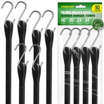 Bungee Cords Digank, pacote com 10 borrachas pesadas, 25,4-78,7 cm