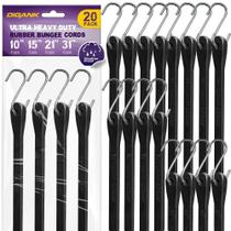 Bungee Cords Digank, pacote com 20 borrachas pesadas, 25-79 cm