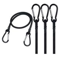 Bungee Cords Radix Rope 24", elástico, pacote com 4 mosquetões Bungee Cords Radix Rope 24", elástico, pacote com 4 mosquetões