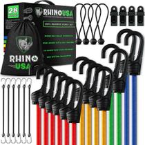 Bungee Cords Rhino USA Heavy Duty Outdoor, sortimento de 28 unidades Bungee Cords Rhino USA Heavy Duty Outdoor, sortimento de 28 unidades