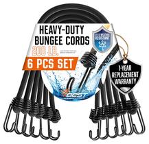 Bungee Cords VBEST, pacote de 12, 30 cm, resistentes às intempéries Bungee Cords VBEST, pacote de 12, 30 cm, resistentes às intempéries