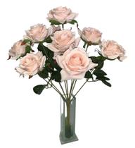 Buquê 9 rosas outonais artificiais envelhecidas arranjos Buquê 9 rosas outonais artificiais envelhecidas arranjos