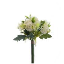 Buquê Artificial Flores E Complementos X11 Branca 28Cm - Bela Flor
