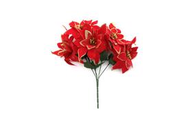 Buquê Bico Elegance Le Vermelho com 5 Flores 17x29cm