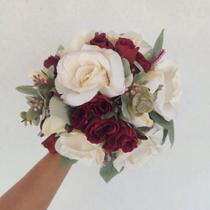 Buquê, Bouquet Noiva Casamento Civil Rosas Romântico