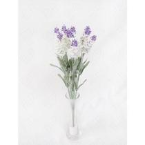 Buque com 10 Lavandas Creme em Plástico/Tecido 40cm - H8 Buque com 10 Lavandas Creme em Plástico/Tecido 40cm - H8