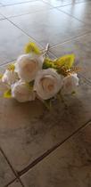 Buquê de 6 Rosas Brancas