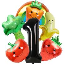 Buquê de balão Dripykiaa 1st Birthday Fruit Sensory 40cm Buquê de balão Dripykiaa 1st Birthday Fruit Sensory 40cm