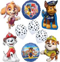 Buquê de balões Anagram Paw Pups Chase Rubble Marshall Skye