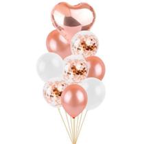 Buquê de Balões Balão Rose com 9 Peças - KOPECK