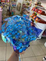 Buquê de borboletas com led, 20 borboletas + itens para buquê completo