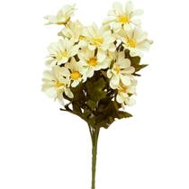 Buquê de Flor do Campo Artificial (31cm) Creme SMO