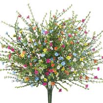 Buquê de flores artificiais MHMJON Silk Fake Wildflowers