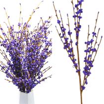 Buquê de flores artificiais Wootkey Jasmine, 5 peças, 75 cm, roxo