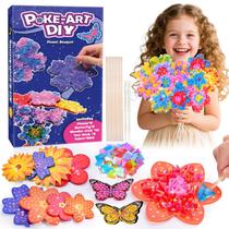 Buquê de flores de arte e artesanato para meninas de 4 a 12 anos
