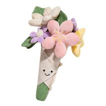 Buquê de flores de desenho animado de boneca de pelúcia 30 cm multicolorido Buquê de flores de desenho animado de boneca de pelúcia 30 cm multicolorido