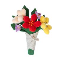 Buquê de flores de desenho animado de boneca de pelúcia, 30 cm, portátil Buquê de flores de desenho animado de boneca de pelúcia, 30 cm, portátil