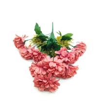 Buquê De Flores De Hortênsias Artificiais Com 9 Flores Grandes