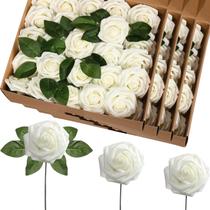 Buquê de flores de rosas em espuma artificial Luinabio 100 peças