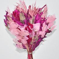 Buquê de flores desidratadas rosa decoração Buquê de flores desidratadas rosa decoração