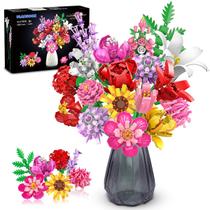 Buquê de flores PLAXSOON Building Block, 148 unidades