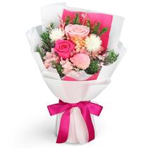 Buquê de flores preservadas Bloom's Diary com caixa de presente (rosa) Buquê de flores preservadas Bloom's Diary com caixa de presente (rosa)