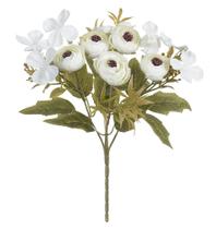BUQUE DE FLORES RANUNCULO X6 CREME OUTONO 30cm BUQUE DE FLORES RANUNCULO X6 CREME OUTONO 30cm