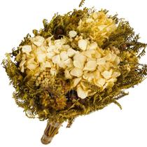 Buquê de Flores Secas - Hortênsia Natural Elegante