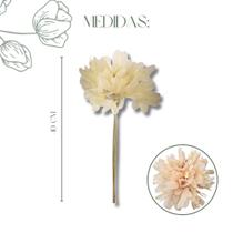 Buquê De Folha De Magnólia Libélula Laranja Esqueletizada Folhagem Natural Decoração Arranjo