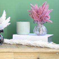 Buquê de Folhagem Envelhecida Artificial Pink Formosinha