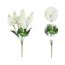 Buquê De Jacinto Artificial De 13,8 Polegadas Flores Falsas Centro De Mesa Para Casamento Decoração