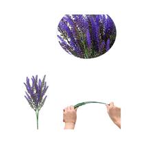 Buquê de Lavanda Artificial - 5 Peças - Decoração Romântica para Casa e Casamento