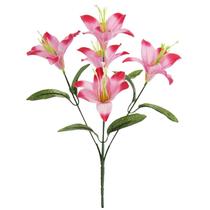Buquê de Lírio rosa x5 31 cm