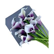 Buquê De Lírios Calla 10PCS Flores Artificiais Para Casamento Festa Decoração De Casa Dia Das Mães