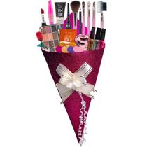 Buquê De Maquiagem Para Adolescente E Mulher Completo Top Kit De Make