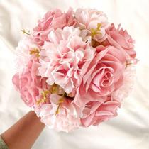 Buquê De Noiva Casamento Civil Flores Realistas - império das flores